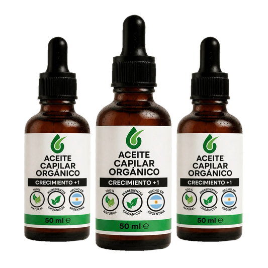 [Paquete] Aceite capilar orgánico premium para el crecimiento del cabello+