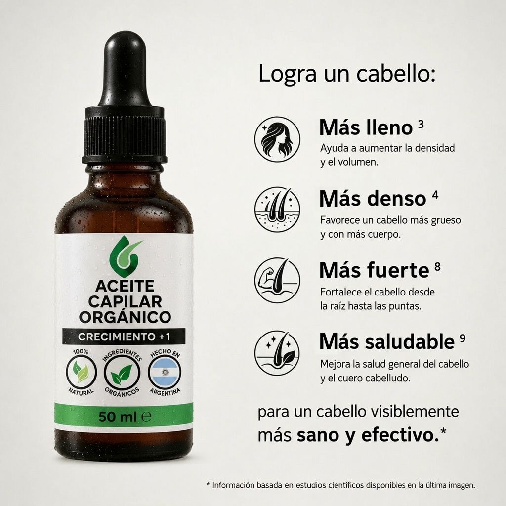 Aceite Capilar Orgánico Premium