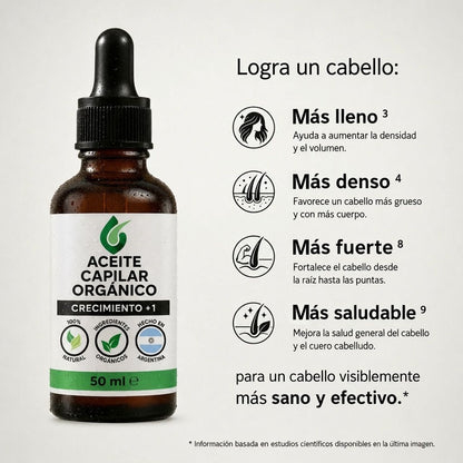 Aceite Capilar Orgánico Premium