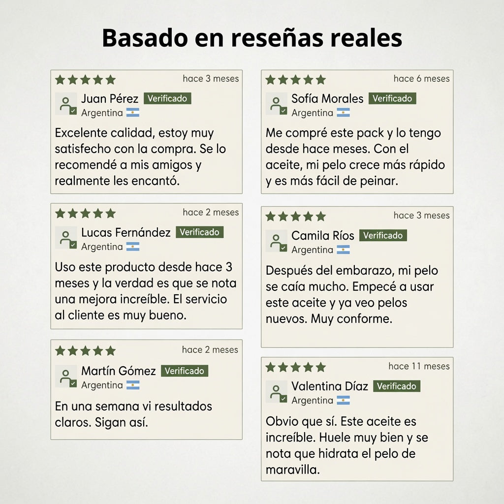 Aceite Capilar Orgánico Premium