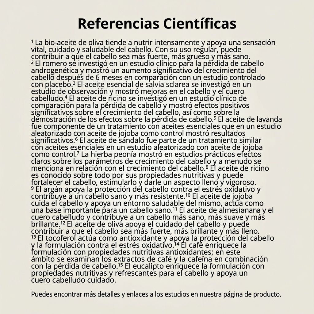 Aceite Capilar Orgánico Premium